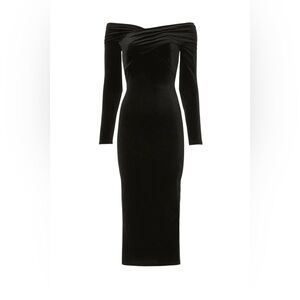 ALLSAINTS DELTA VELVET DRESS